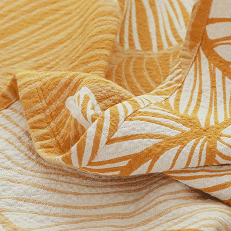 Coperta copridivano con foglie di platano - image 6