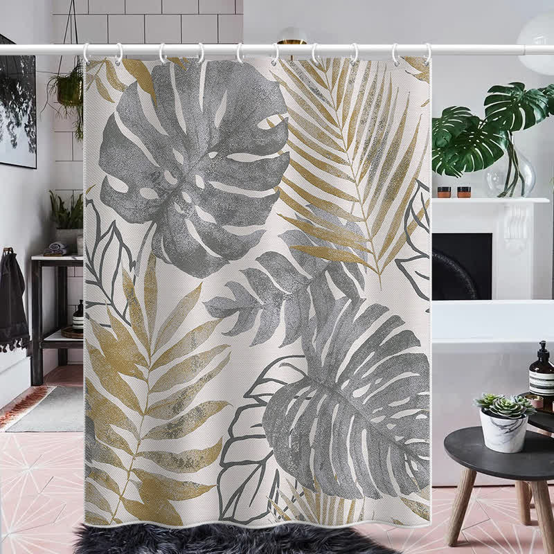Tenda da doccia antimuffa pastorale Monstera Deliciosa