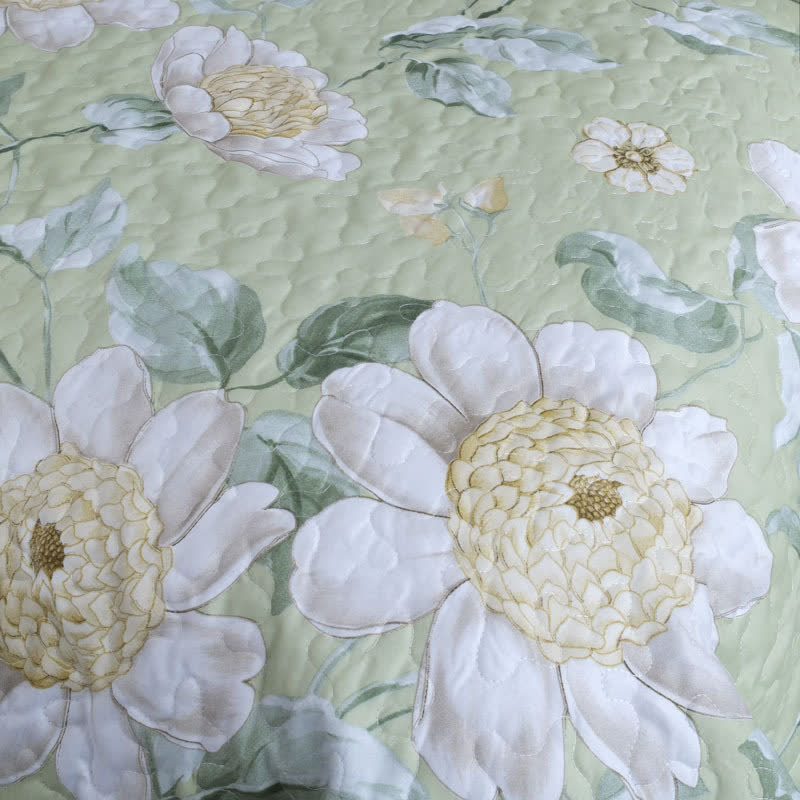 Set di biancheria da letto trapuntata floreale Refresh (3 pezzi)