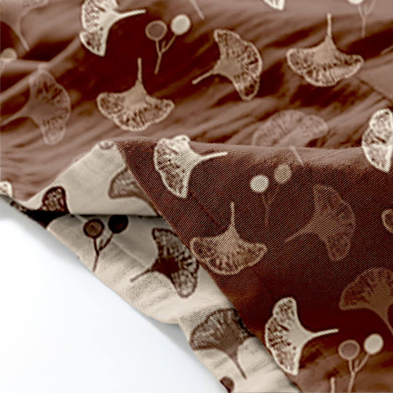 Completo da salotto in kimono di cotone biologico Ginkgo - image 25