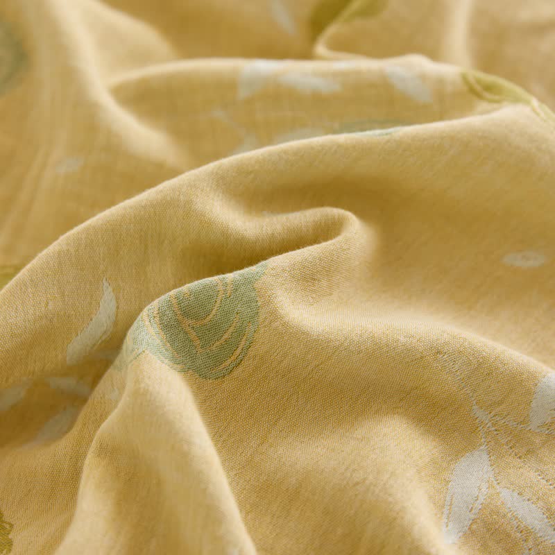 Biancheria da letto in garza di cotone jacquard rosa pastello - image 11