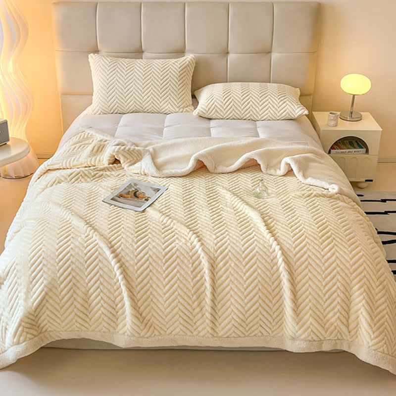 Coperta moderna in jacquard a righe - image 21