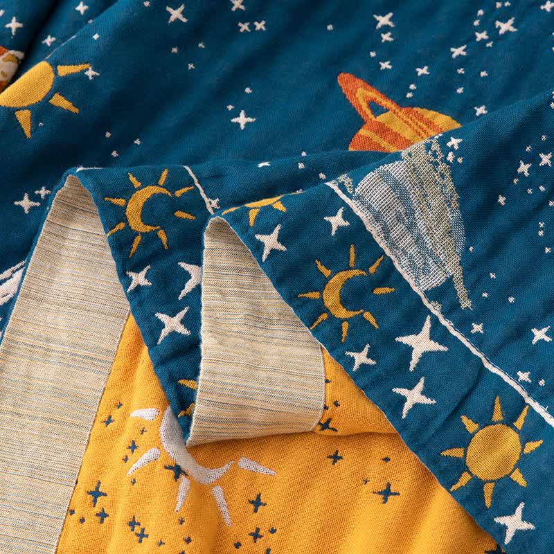 Trapunta reversibile in cotone Dreamy Galaxy - image 5