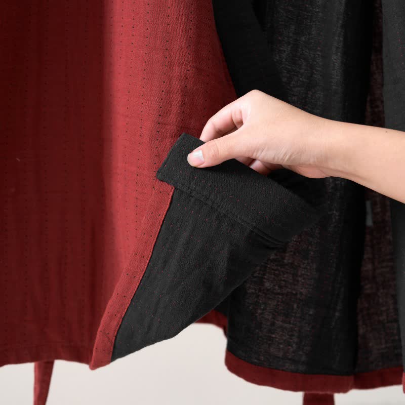 Kimono in garza di cotone tinta unita minimalista Ownkoti - image 13
