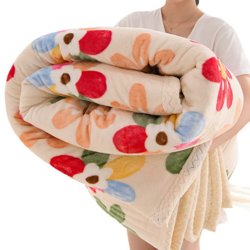 Coperta reversibile floreale colorata Ownkoti - image 4