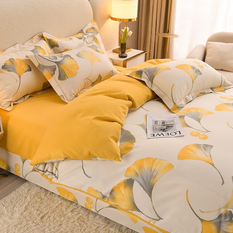 Set di biancheria da letto in cotone Ginkgo Timeless Ownkoti (4 pezzi) - image 2