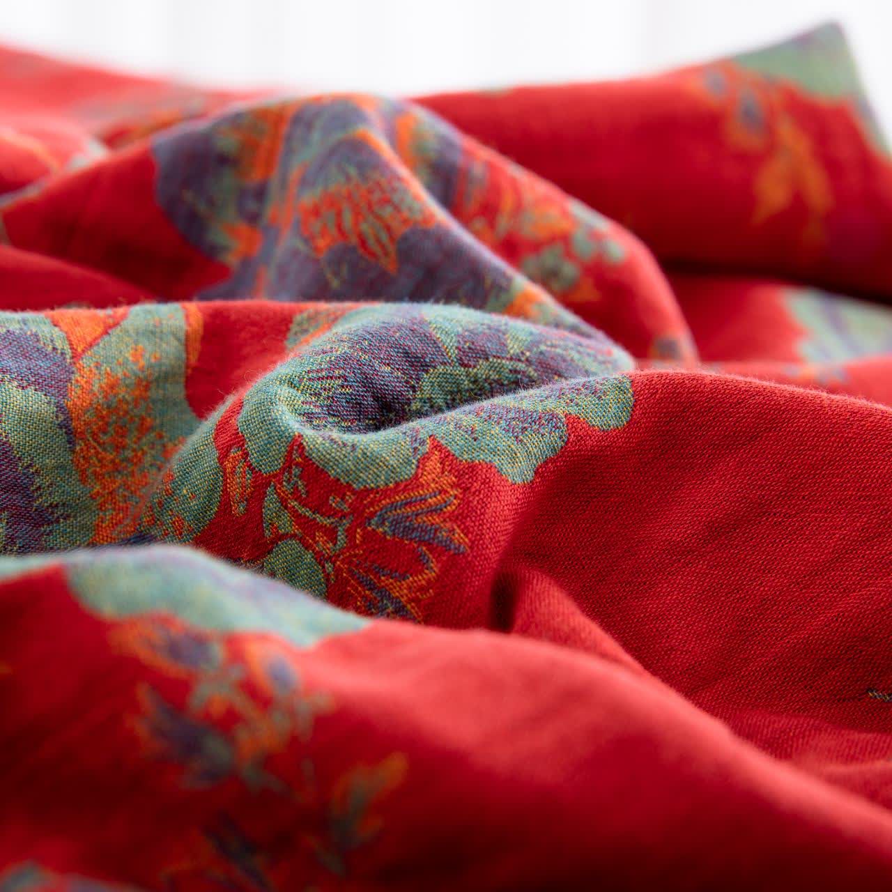 Biancheria da letto in garza di puro cotone Ownkoti Peony (4 pezzi) - image 8