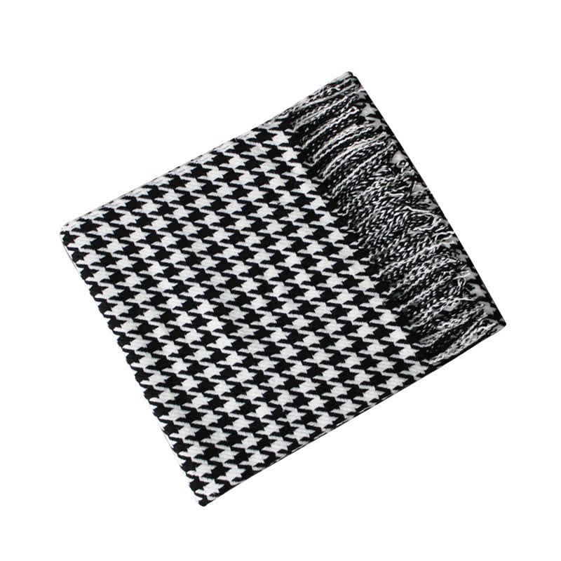 Coperta con nappa pied de poule classica Ownkoti - image 10