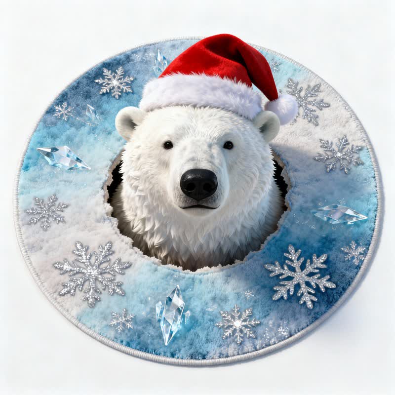 Tappeto effetto 3D ispirato al Natale di Ownkoti - image 7