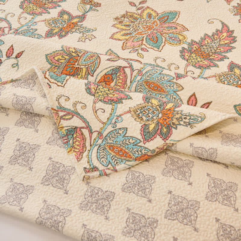 Set copriletto trapuntato in cotone naturale con motivo Paisley Ownkoti (3 pezzi) - image 5