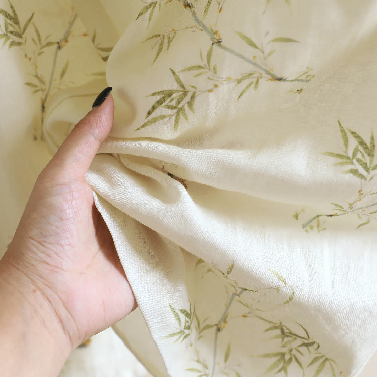 Loungewear in cotone con farfalle di bambù di ispirazione orientale Ownkoti - image 12
