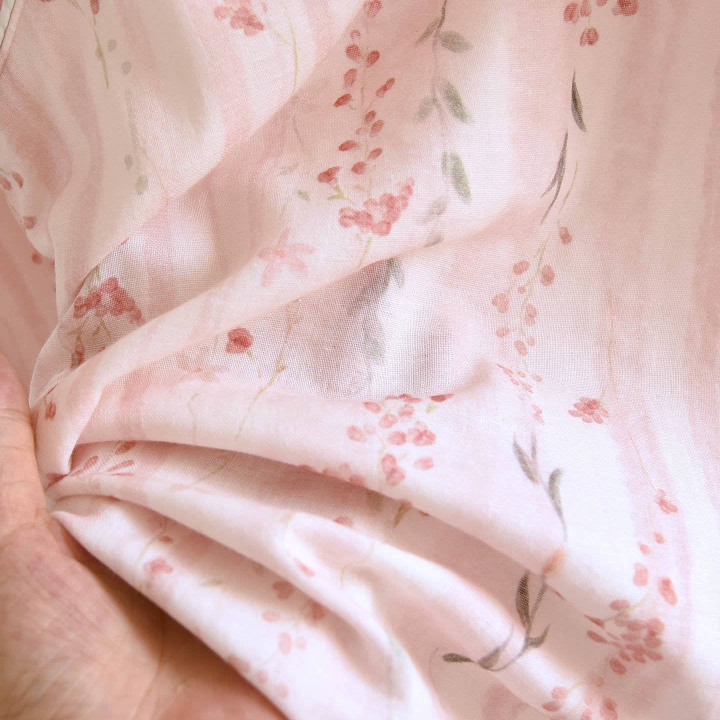 Loungewear in cotone a righe e motivi floreali di ispirazione orientale Ownkoti - image 10