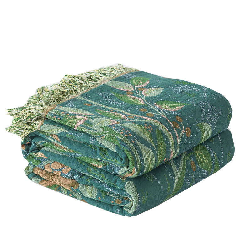 Coperta in garza di cotone con nappe Ownkoti Lily - image 8