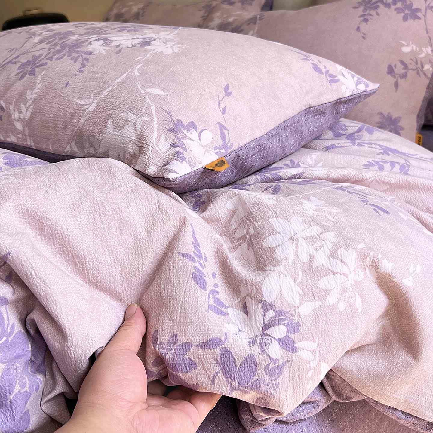 Set di biancheria da letto con stampa floreale vintage Ownkoti (4 pezzi) - image 4