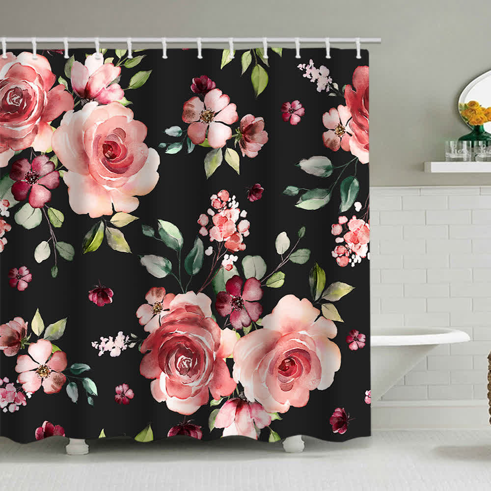 Tenda da doccia con stampa floreale di lusso - F - 180cm x 230cm - image 5
