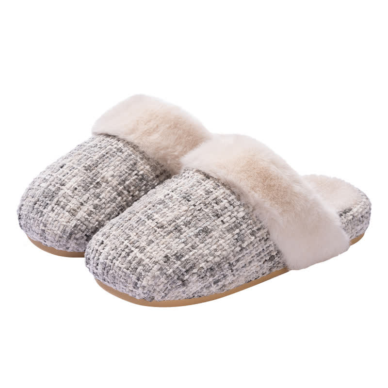 Pantofole calde e morbide con punta chiusa - image 11