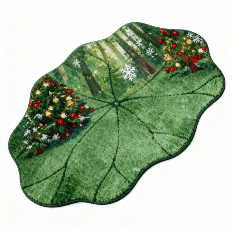 Tappeto per albero di Natale a forma di foglia di loto - image 3