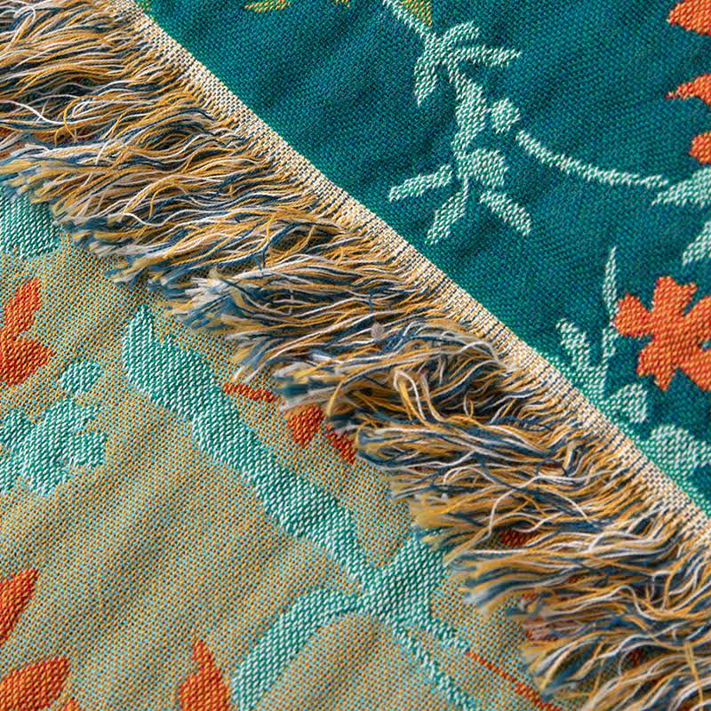 Trapunta con nappe in garza di cotone con piante della foresta pluviale - image 3