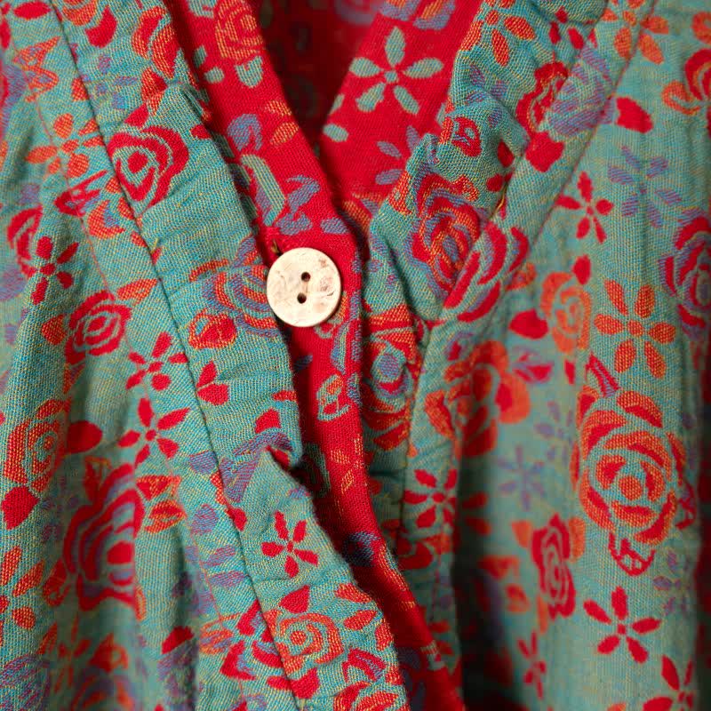 Camicia da notte in cotone con volant e rosa romantica - image 12
