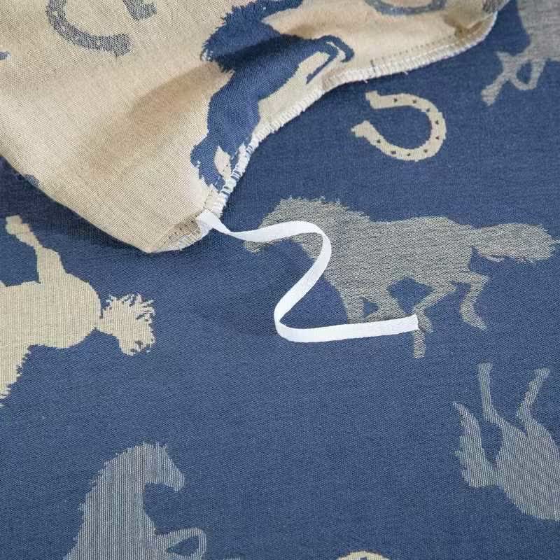 Set di biancheria da letto in garza di cotone Whimsical Pony (4 pezzi) - image 6