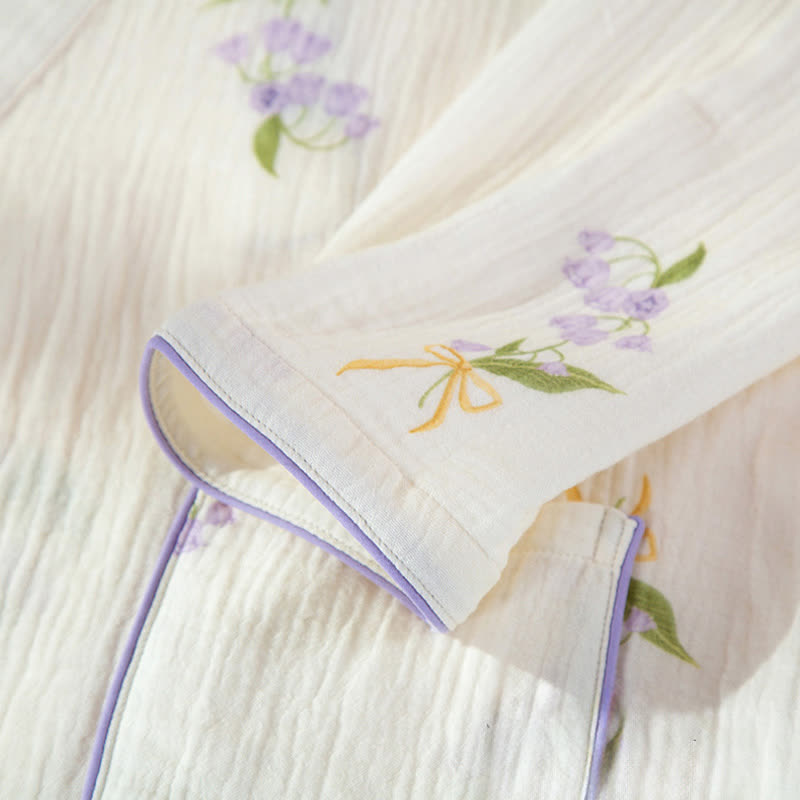 Completo da casa in cotone Lily of the Valley - image 3