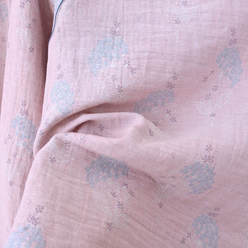 Pigiama vintage in cotone con stampa floreale tenue - image 10