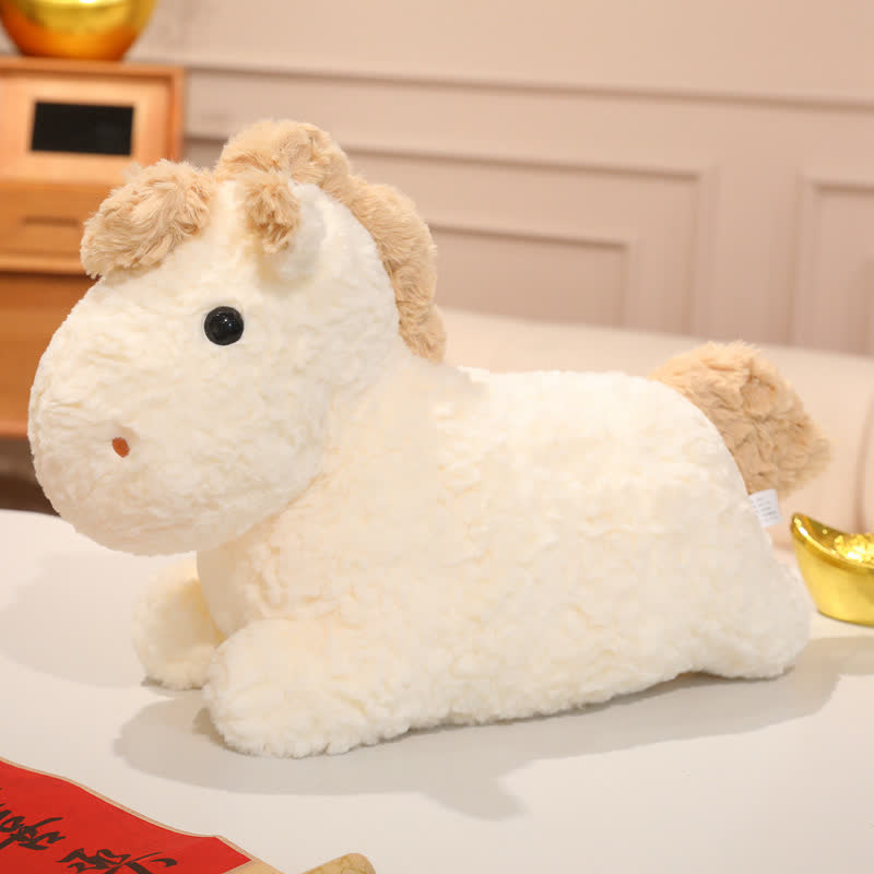 Adorabile cuscino con cavallo dello zodiaco - Beige - 2 pezzi - 30cm - image 9