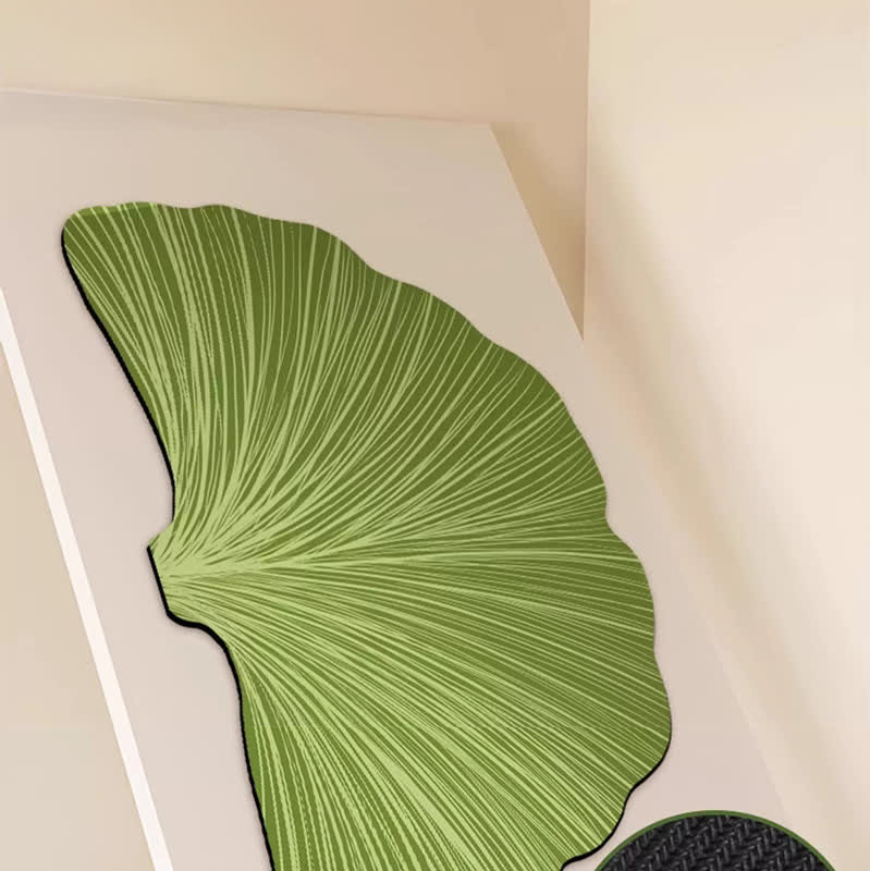 Tappetino da bagno antiscivolo con foglie di ginkgo botanico - image 3