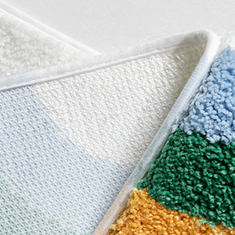 Tappeto da bagno decorativo con motivo arcobaleno dei cartoni animati - image 6