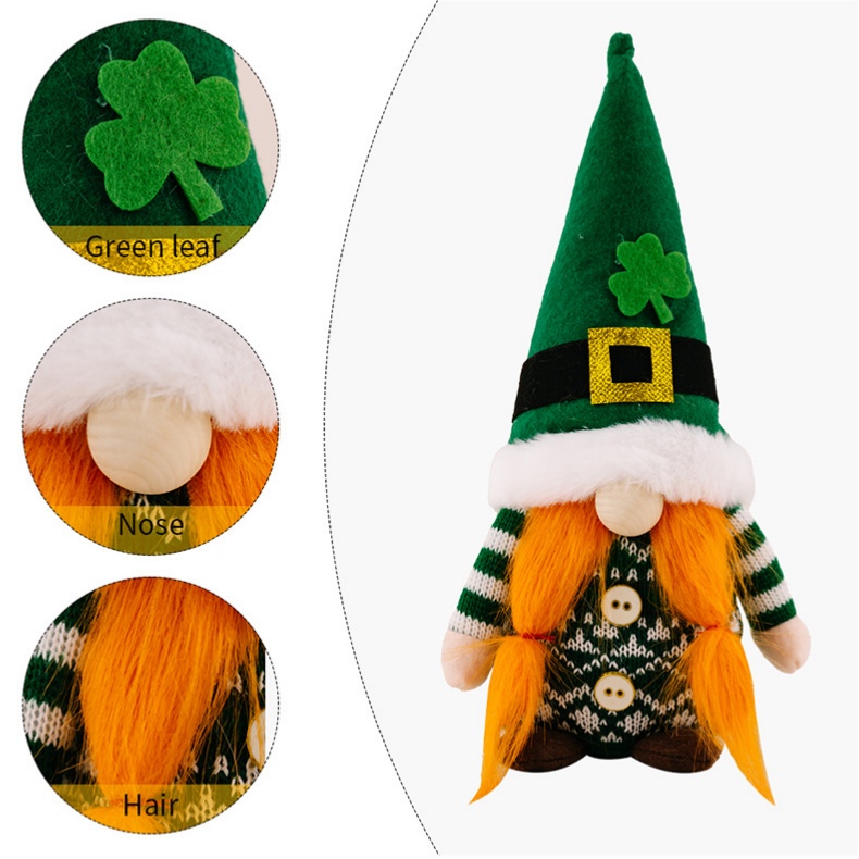 Peluche Leprechaun fatto a mano per il giorno di San Patrizio - image 8