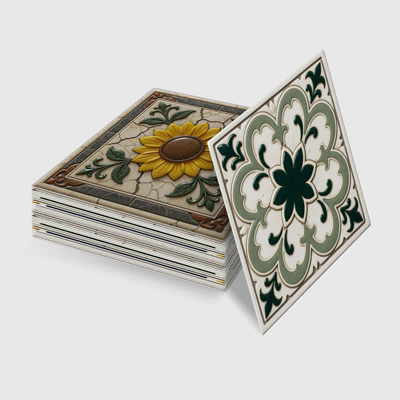 Adesivi murali staccabili e attaccabili con sole e fiori (24 pezzi) - image 11