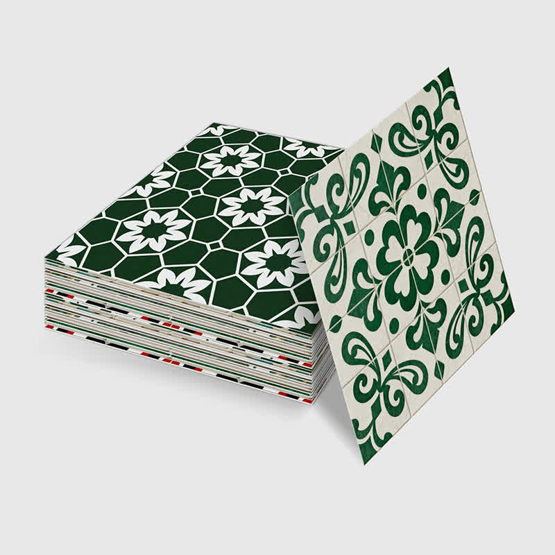 Adesivo da parete Boho Green staccabile e attaccabile (24 pezzi) - image 11