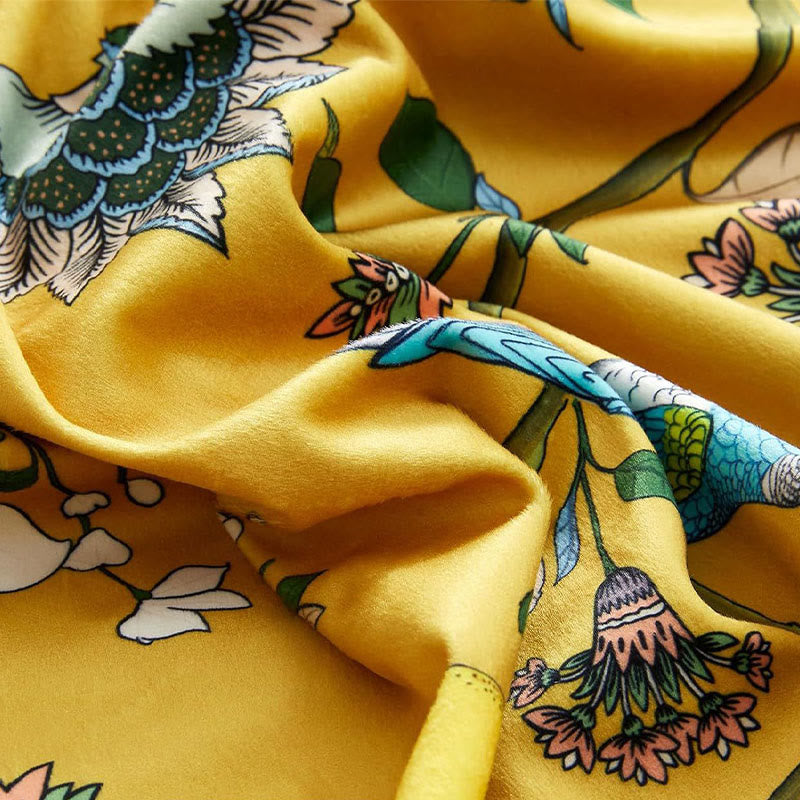 Tenda vintage con uccelli e fiori - image 20