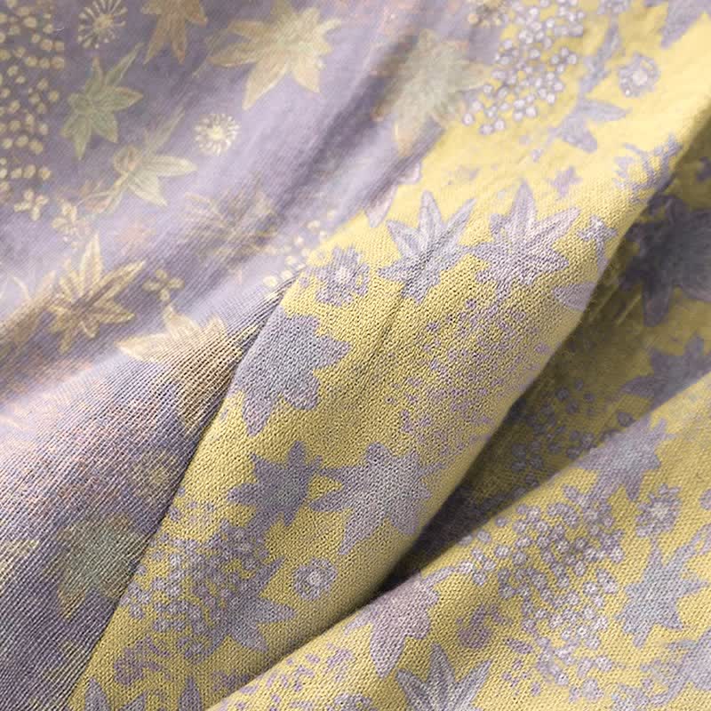 Kimono in cotone botanico a doppia garza - image 6