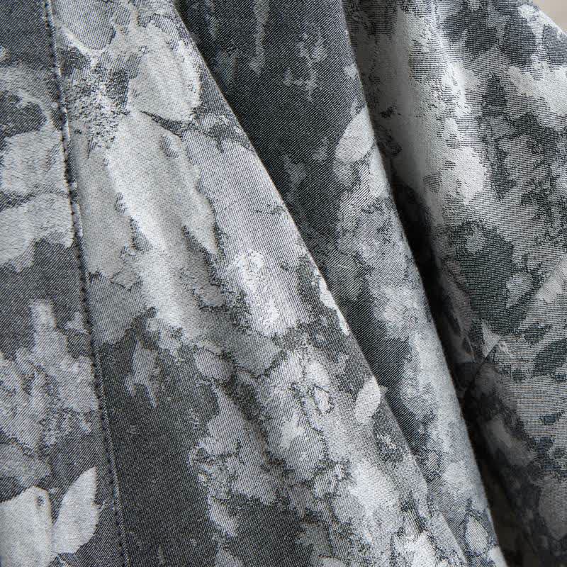 Elegante kimono floreale in garza di cotone - image 23