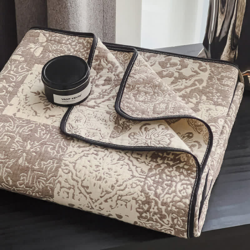 Trapunta in garza di cotone stile patchwork - image 4