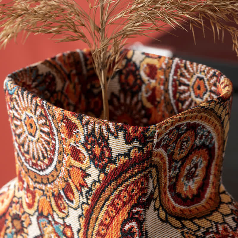 Vaso artistico rivestito in tessuto per un tocco di eleganza in casa. - image 7
