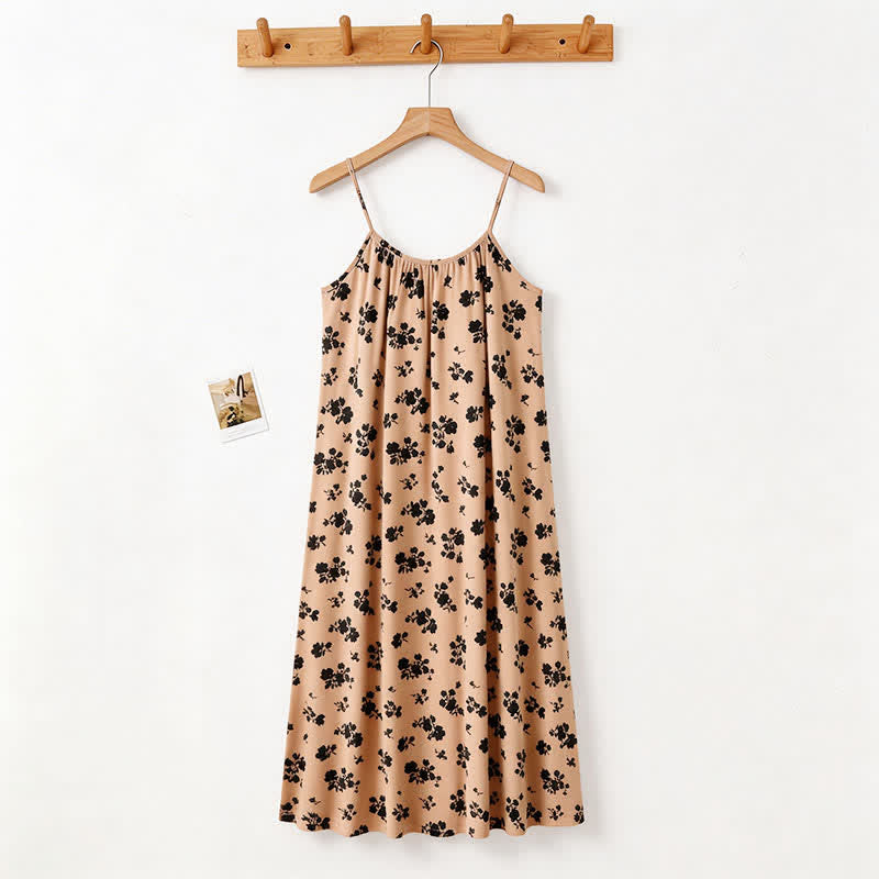 Camicia da notte vintage con stampa floreale - image 4