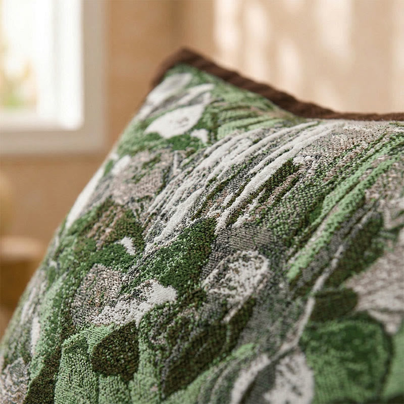 Federe in cotone jacquard con bottoni a tema foresta (2 pezzi) - image 1