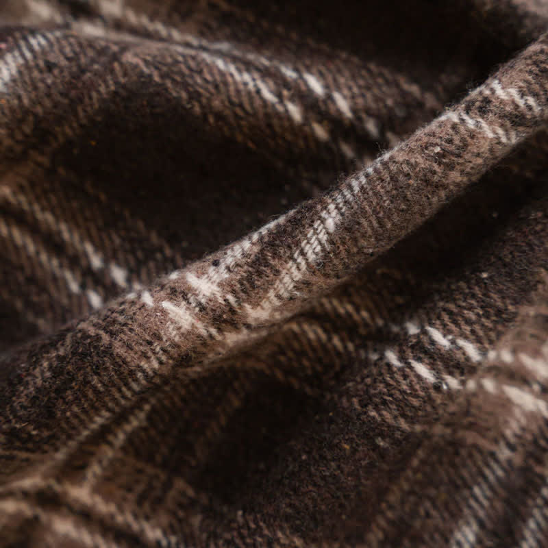 Tenda a quadri con nappe in stile vintage - image 15