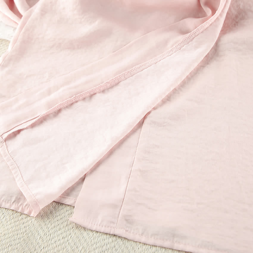 Completo kimono color rosa cipria - image 10