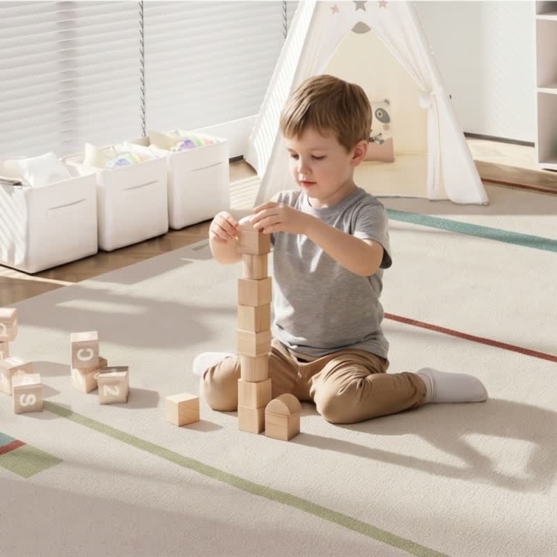 Tappeto minimalista lineare per bambini - image 6