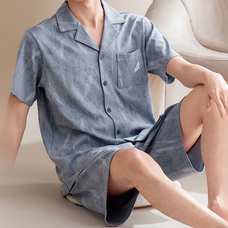 Set pigiama unisex in puro cotone con piume - image 5