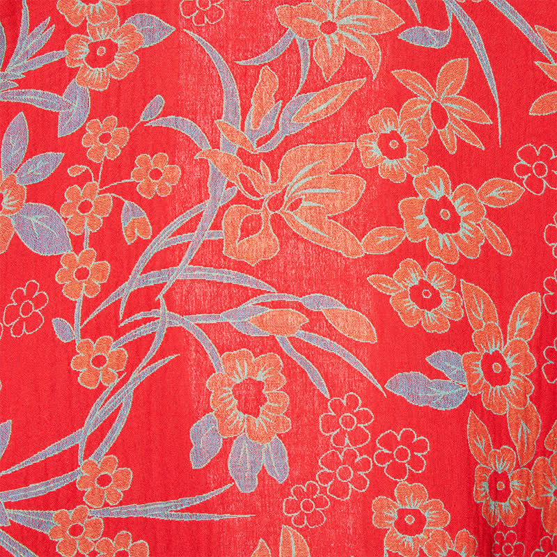 Kimono in garza di mussola con stampa floreale bohemien - image 8