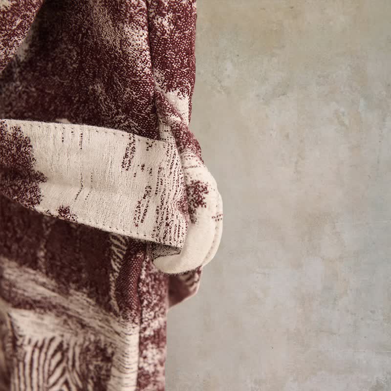 Kimono in cotone con stampa toile - image 19