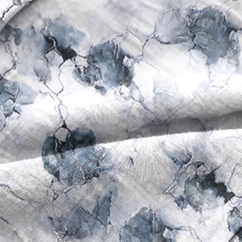 Set pigiama unisex con stampa effetto inchiostro - image 7
