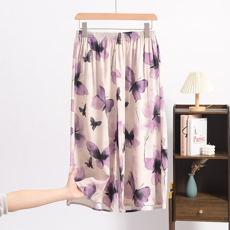 Pantaloni del pigiama corti con stampa farfalla da sogno - image 2