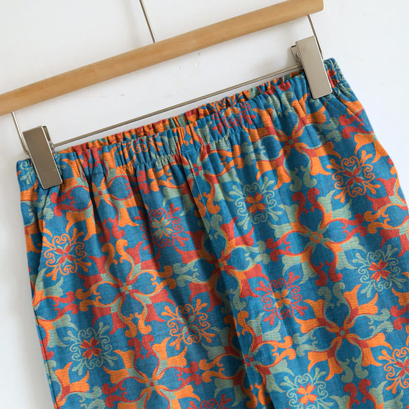 Set pigiama Boho floreale con cinturino - image 3