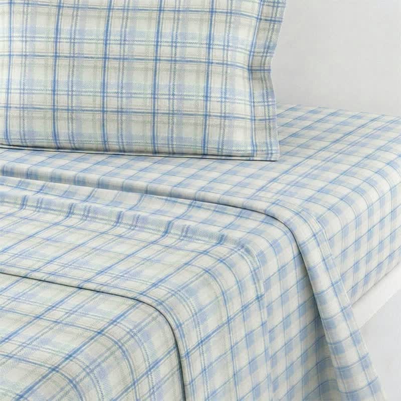 Set di biancheria da letto per dormitorio a quadri, spessore sottile, - image 11
