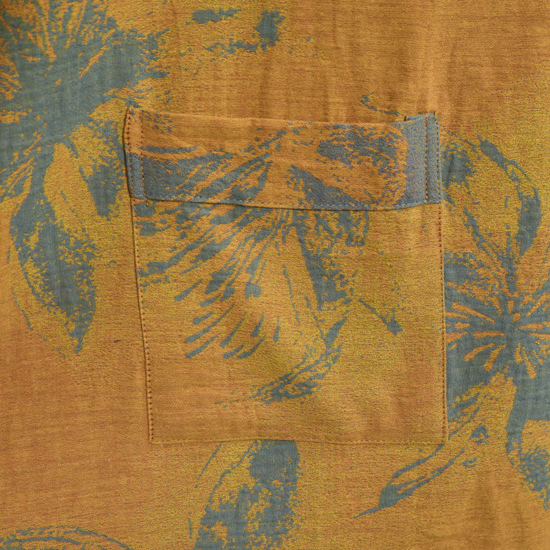 Kimono reversibile in cotone con stampa floreale vintage - image 8